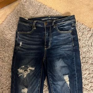American eagle super high rise jegging